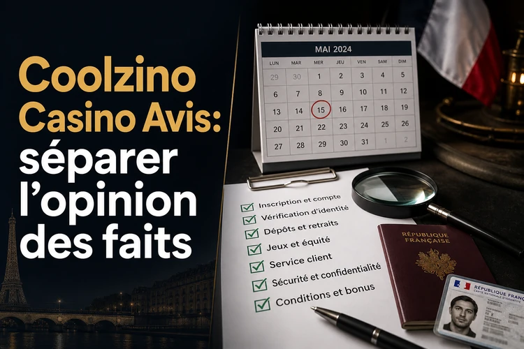 Coolzino Casino Avis: séparer l'opinion des faits